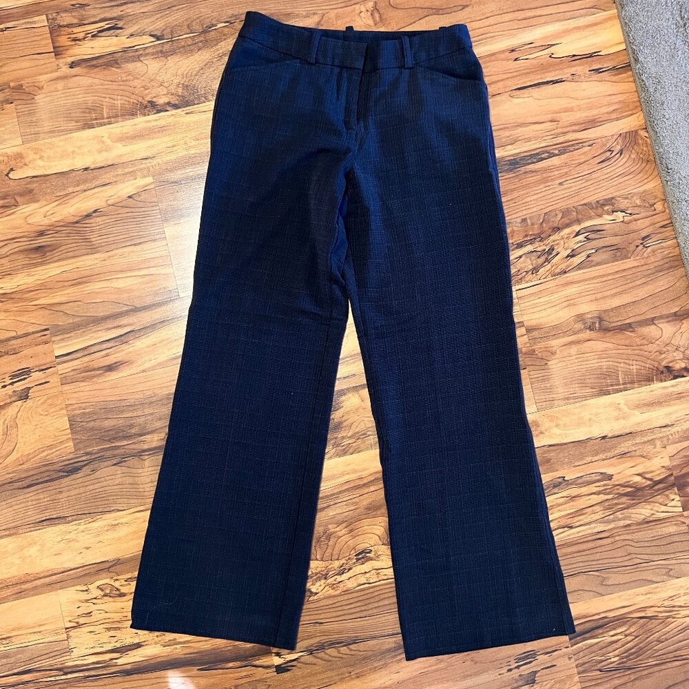 Womens Worthington Modern Fit Grey/Navy Pants Size 4P